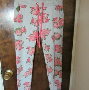 Floral print joggers